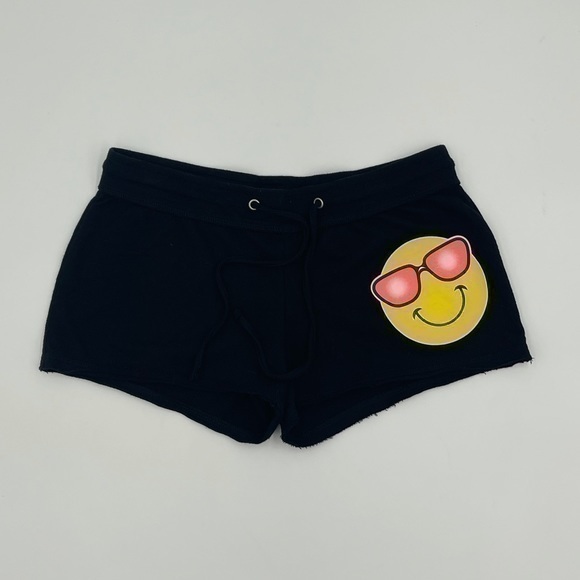 No Boundaries Pants - No Boundaries Emoji Cotton Lounge Shorts